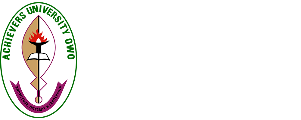 Achievers University, Owo ( ACHIEVERS ) logo