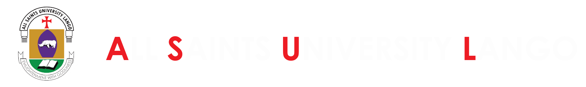 All Saints University Lango logo